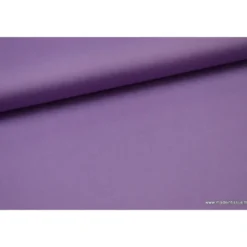 Tissu satin microfibre fluide uni parme