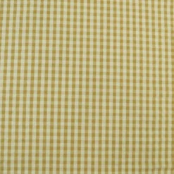 Tissu seersucker Eli Vichy petits carreaux - Vert clair et Bronze