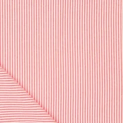 Tissu seersucker à rayures Rouge et blanc