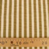 Tissu seersucker à rayures Tom - Pêche et Havane