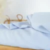 Tissu seersucker Vichy petits carreaux Bleu et rose
