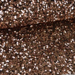 Tissu Sequin Bronze sur velours noir
