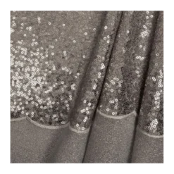 Tissu Sequin fin coloris Argent
