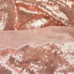 Tissu Sequin fin coloris champagne