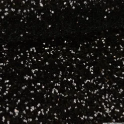 Tissu Sequin Noir sur velours noir
