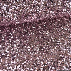 Tissu Sequin vieux rose sur velours noir