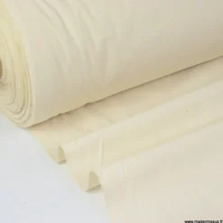 Tissu sergé coton certifié contact alimentaire lavé stabilisé.