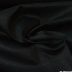 Tissu sergé coton extra lourd Noir 350gr/m²