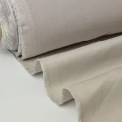 Tissu sergé coton lourd beige 300gr/m²