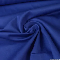Tissu sergé coton lourd bleu roi 300gr/m²