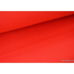 Tissu sergé coton lourd rouge300gr/m²