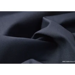 Tissu sergé coton mi-lourd anthracite 260gr/m².
