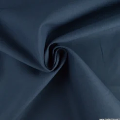 Tissu sergé coton mi-lourd bleu indigo - 260gr/m²