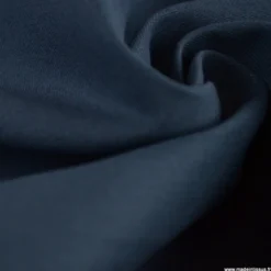 Tissu sergé coton mi-lourd bleu indigo - 260gr/m²
