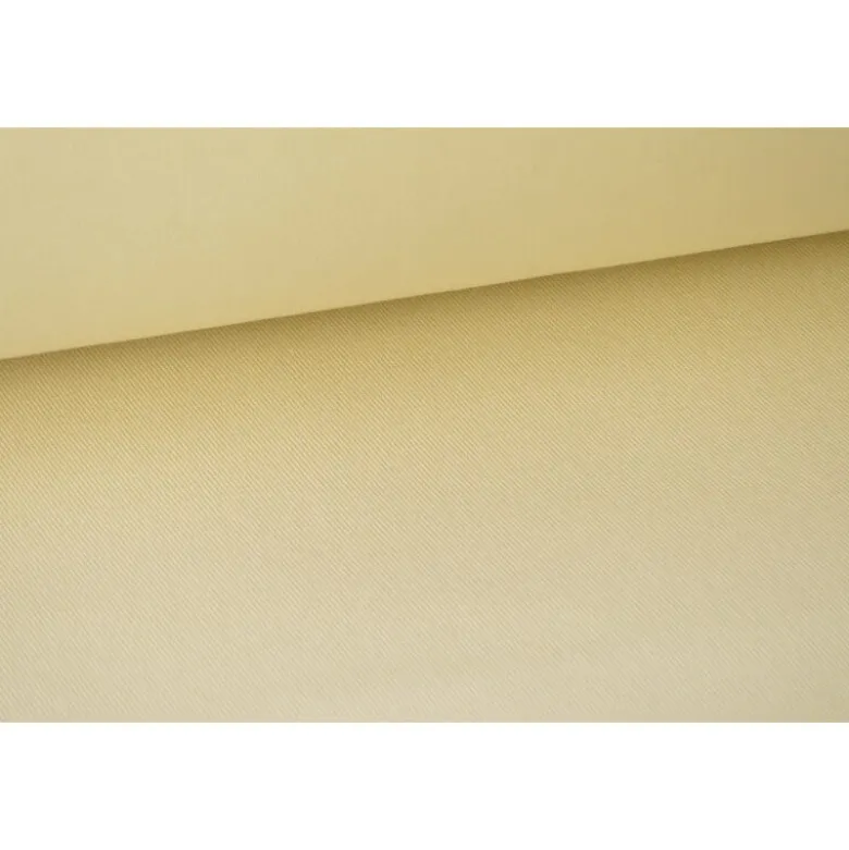 Tissu sergé coton mi-lourd écru 260gr/m²