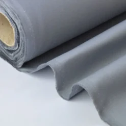 Tissu sergé coton mi-lourd gris 260gr/m²
