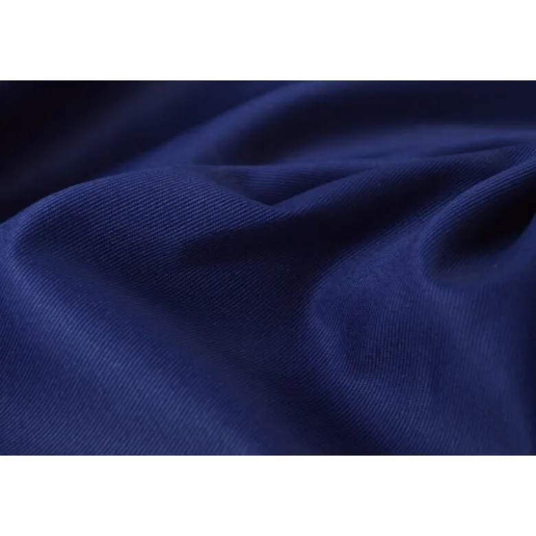 Tissu sergé coton mi-lourd marine 260gr/m²