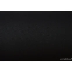 Tissu sergé coton mi-lourd noir 260gr/m²