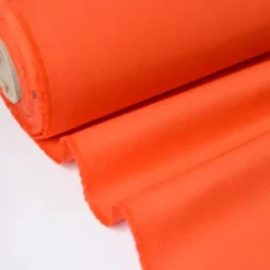 Tissu sergé coton mi-lourd Orange 260gr/m²