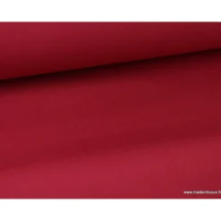 Tissu sergé coton mi-lourd rouge hermès 260gr/m²