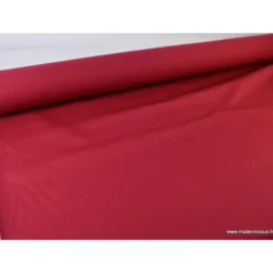 Tissu sergé coton mi-lourd rouge hermès 260gr/m²