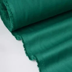 Tissu sergé coton mi-lourd Vert 260gr/m²