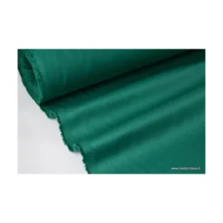 Tissu sergé coton mi-lourd Vert 260gr/m²
