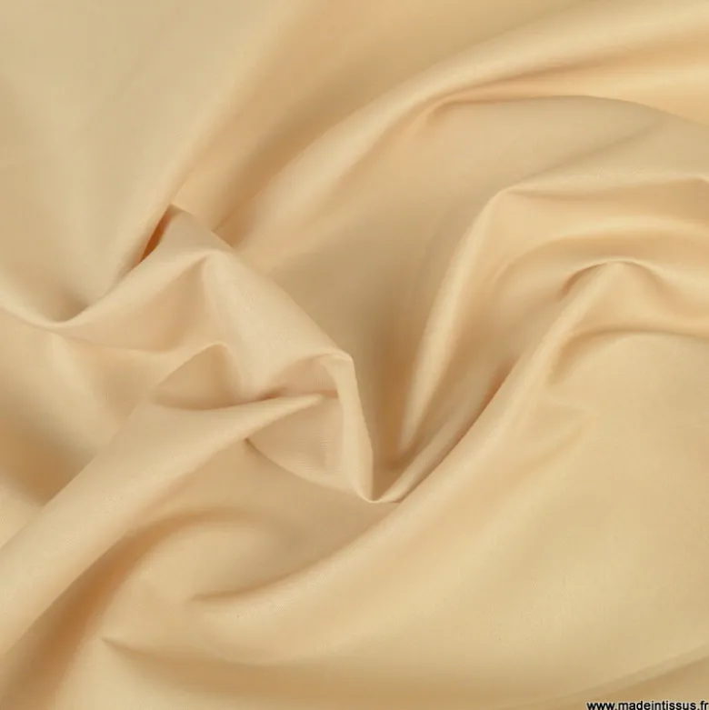 Tissu sergine camel pour robe de mariée