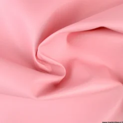 Tissu Simili cuir ameublement rigide Rose