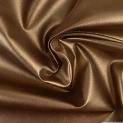 Tissu Simili cuir ameublement rigide Bronze