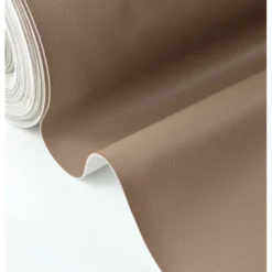 Tissu Simili cuir ameublement rigide TAUPE