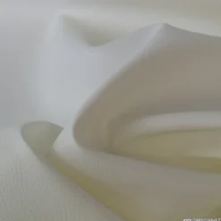 Tissu Simili cuir ameublement rigide Blanc