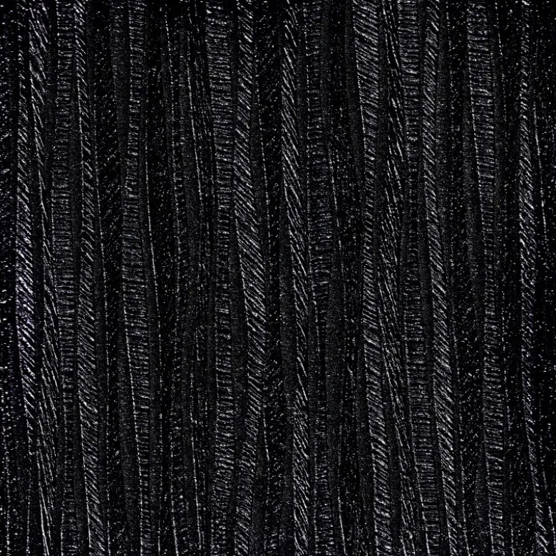Tissu Simili cuir Ecorce Noir