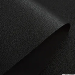 Tissu simili cuir non feu, sellerie automobile noir