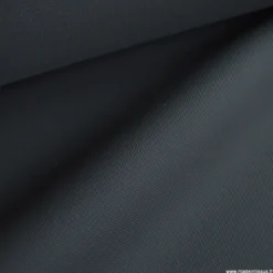 Tissu simili cuir pointillé noir pour sellerie moto.