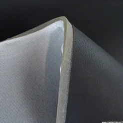 Tissu simili cuirs noir avec mousse et résille pour siège auto