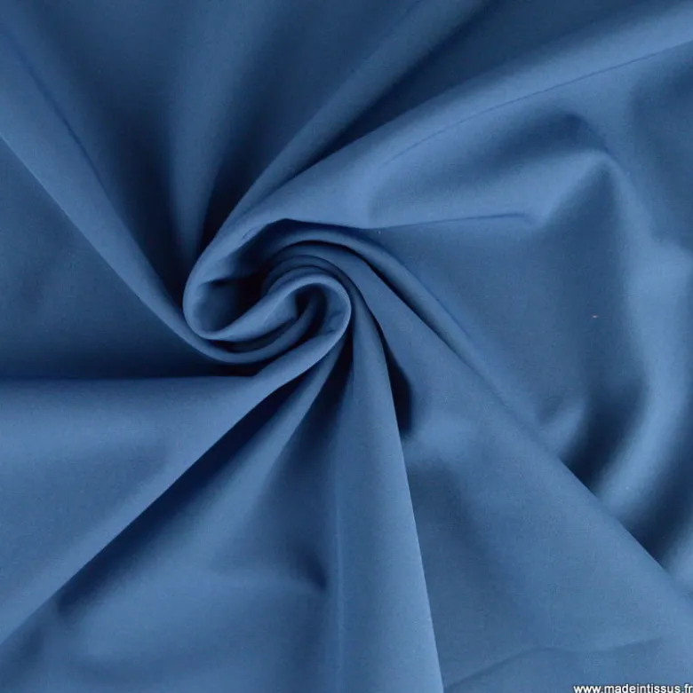 Tissu Softshell bleu denim
