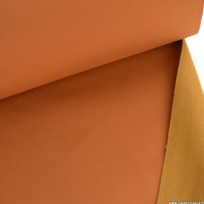 Tissu Softshell Caramel