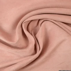Tissu suédine ameublement habillement Rose