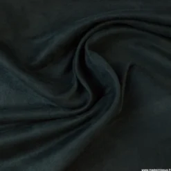 Tissu suédine ameublement habillement Noir