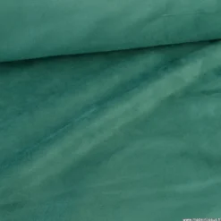 Tissu suédine ameublement vert émeraude