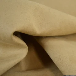 Tissu suédine beige foncé pour siège automobile et ameublement