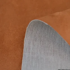 Tissu suédine camel pour siège automobile et ameublement
