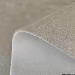 Tissu suedine pour ciel de toit et sellerie gris clair