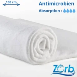 Tissu Super absorbant Zorb Antimicrobien Original en 150 cm