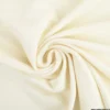 Tissu sweat French terry uni écru - OEKO TEX