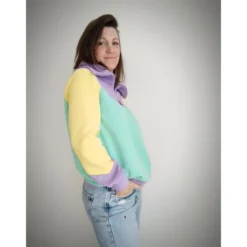 Tissu sweat molleton américain Jaune - Largeur 190 cm