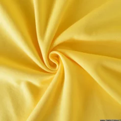 Tissu sweat molleton américain Jaune - Largeur 190 cm