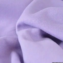 Tissu sweat molleton américain Parme - Largeur 190 cm