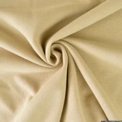 Tissu sweat molleton américain Sable - Largeur 190 cm